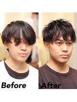 ヘアーアンドグルーミング ヨシザワインク(HAIR&GROOMING YOSHIZAWA Inc.)&nbsp;【ヨシザワ人形町】ツーブロマッシュパーマ