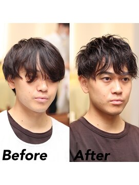 ヘアーアンドグルーミング ヨシザワインク(HAIR&GROOMING YOSHIZAWA Inc.) 【ヨシザワ人形町】ツーブロマッシュパーマ