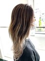 ヘアーサロン ファイブシー(HAIR SALON 5C)&nbsp;明度差のはっきりあるバレイヤージュで個性を。