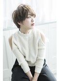 〈mielhair新宿〉くせ毛風愛されショート イルミナカラー