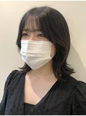 【韓国ヘア】ミディアムレイヤー