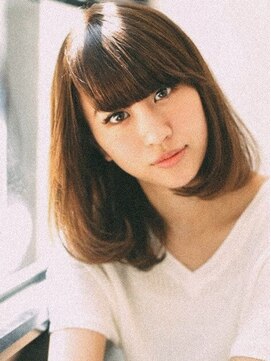 エムスラッシュ たまプラーザ(M.SLASH) 【m.slash bonheur】厚めバングで♪重軽MIXワンカール