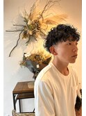 メンズ波巻きパーマ