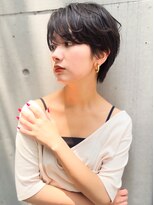 ロンドエニカ 大宮(Lond enika)&nbsp;斜め前髪グレージュカラーシルキーべジュマッシュパーマ[大宮]