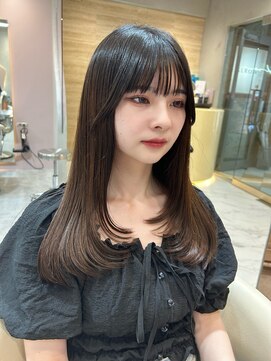 グロー 大宮(GLROW) 韓国　ザクザクレイヤー　顔周りカット　haruhi【大宮】