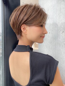 エインアンリー 表参道(AIN.ANLY.) 前髪あり大人耳掛けショートボブ30代40代【AIN.表参道】川原大地