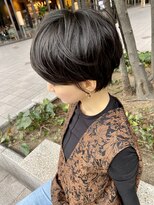 ハルキ ミナト ジャパン オオサカ(HARUKI MINATO japan OSAKA)&nbsp;20代30代大人可愛いエアリーショートラベンダーベージュ透明感