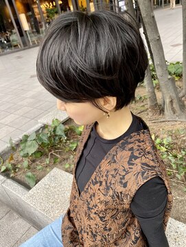 ハルキ ミナト ジャパン オオサカ(HARUKI MINATO japan OSAKA) 20代30代大人可愛いエアリーショートラベンダーベージュ透明感