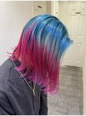 ◇派手髪ビビッドグラデーション◇