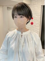 ショートヘア/ボブ/可愛い丸み/簡単スタイリング/20代30代