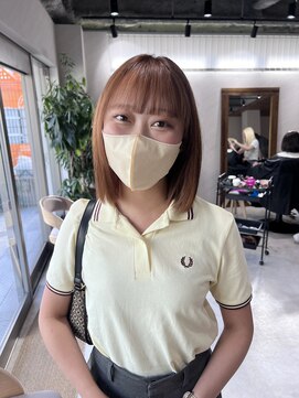 アドア 横浜(ADORE) 【ADORE横浜】ボブ×ミルクティーベージュ