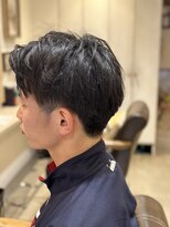 ランプ(Lamp)&nbsp;ツーブロックセンターマッシュショート