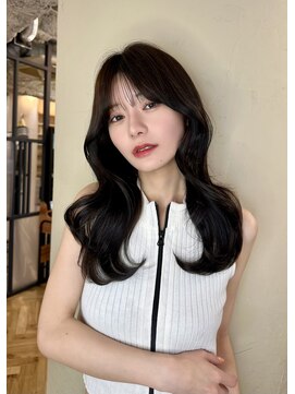 シエルバイアフロート(ciel by afloat) 韓国くびれヘア／顔まわりカット／ダークグレージュ／自由が丘