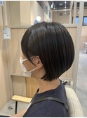 「簡単スタイリング　ショートボブ」