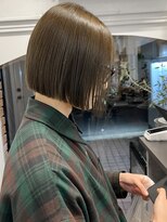 ラレイ ハラジュク(Lalei harajuku) 原宿/大人ボブ/切りっぱなしボブ/10代/20代/30代/40代/オリーブ