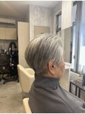 ツーブロック刈り上げショート