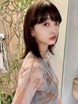似合わせ小顔レイヤーミディ_銀座/髪質改善