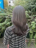 カノイ(KANOI)&nbsp;ベージュカラー/レイヤースタイル/ミディアムレイヤー/韓国巻き