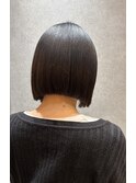 切りっぱなしボブ