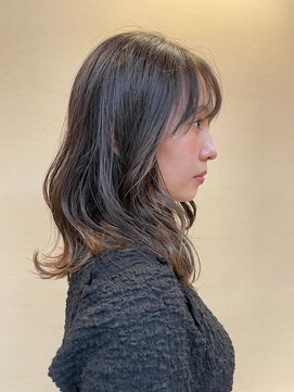 エン(en) セミロングセミディくびれヘア20代30代40代