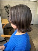 20代30代40代◎ 似合わせカットメルティーカラー外ハネボブ