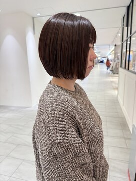 ビーハイブアヴェダ PARCO2店(BEHIVE AVEDA) 【BEHIVE山田】暖色ボブ
