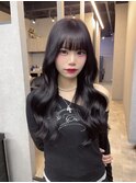 ラベンダーブラック 韓国ヘア 艶髪 #浜松駅 #レイヤーカット