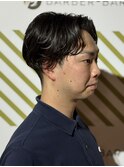 ビジネス爽やかナチュラルパーマスタイル