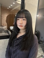 銀座駅/ブリーチなし/酸性ストレート/韓国/韓国へア