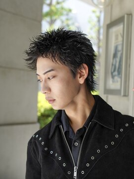 フィフス トウキョウ (fifth TOKYO) 渋谷緩めスパイキーパーマルーズショートメンズショート