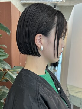 ノード(NODE) 栄外ハネナチュラル大人可愛い韓国ボブ矢場町ぱつっとボブ