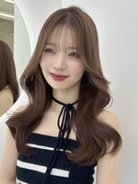 エヌアイ オモテサンドウ(ni omotesando) ☆くびれヘア お顔まわりカット ショコラベージュ☆