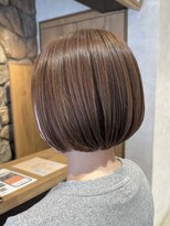 ルイ(ROUIS produced by LUCK 津田沼)&nbsp;ROUIS 津田沼 ボブ/小顔ヘア/ココアベージュ/ミニボブレイヤー