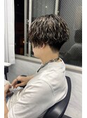 ～波巻きパーマメンズメッシュ(ハイライト)～【Ria 大阪 】