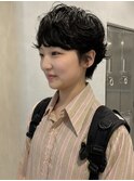 ショートボブパーマボブニュアンスルーズパ-マ大人可愛い川崎