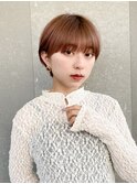 ハンサムショート/丸みショートボブ/20代30代40代50代/顔周り
