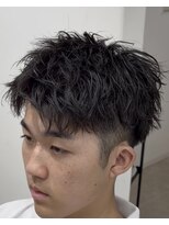 ベル 桑名(BHEL)&nbsp;桑名メンズパーマツイストスパイラルパーマッシュウルフカット