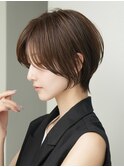 頭の形がキレイ見えする上品ショートボブ*