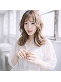 ナチュラルウェーブセミディDiMPlE/越谷駅前/越谷/南越谷/新越谷