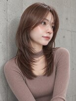 プレイス(PLACE)&nbsp;フェイスレイヤー×ミルクティーブラウン