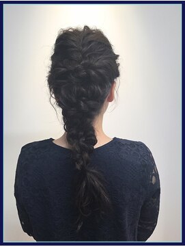 バーバーショップ テト キタヤマ(barber shop tete kitayama) 編みおろしスタイル★【barbershop tete kitayama】