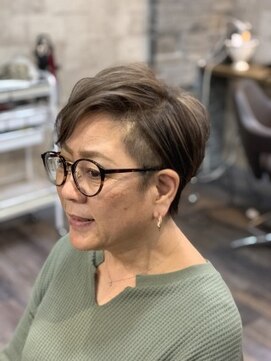 ジーグロウ 札幌大通(G grow) 【札幌G grow】東山☆ショート×ステップボーンカット◎30代40代