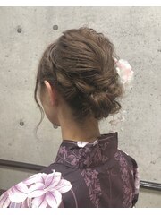 浴衣着付け&ヘアセット