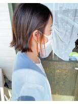 ヘアーガーデン シュシュ(hair garden chou chou) 韓国風アプリコットオレンジ