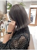 透明感抜群!アッシュ×ボブスタイル