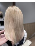 ブロンドヘアー　ケアブリーチでダメージレス×PESCA立川店