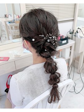 リサ 恵比寿(risa.) 崩れにくい編みおろし