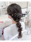 崩れにくい編みおろし