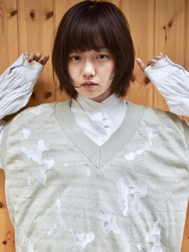 ブゾン(buZon) 【buZonブゾン】レイヤーボブ×パープルブラウン