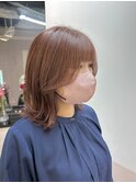 柔らかピンクブラウン